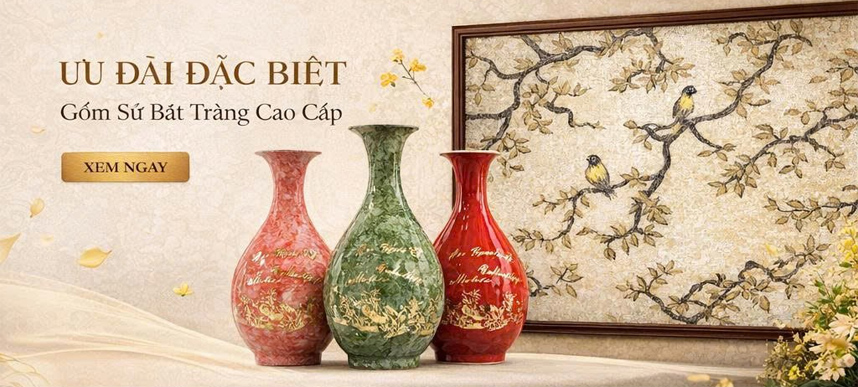 QUÀ TẶNG GỐM SỨ CAO CẤP Ý NGHĨA SANG TRỌNG